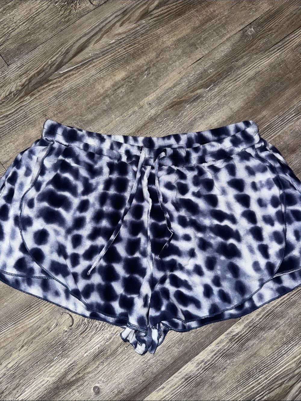 American Rag Tie-Dye Black & White Women’s Drawstring Shorts